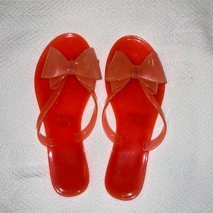 Jelly flip flops